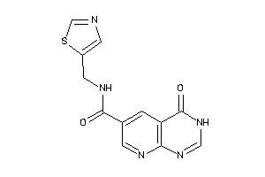 Image of 4-keto-N-(thiazol-5-ylmethyl)-3H-pyrido[2,3-d]pyrimidine-6-carboxamide