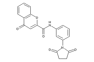 4-keto-N-(3-succinimidophenyl)chromene-2-carboxamide