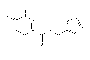 6-keto-N-(thiazol-5-ylmethyl)-4,5-dihydro-1H-pyridazine-3-carboxamide