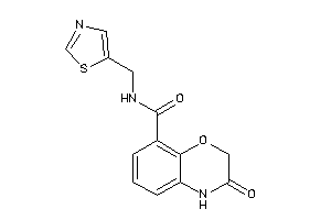 3-keto-N-(thiazol-5-ylmethyl)-4H-1,4-benzoxazine-8-carboxamide