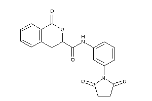 1-keto-N-(3-succinimidophenyl)isochroman-3-carboxamide