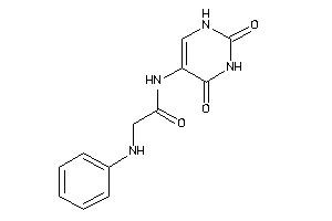 2-anilino-N-(2,4-diketo-1H-pyrimidin-5-yl)acetamide