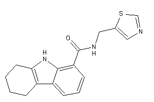 N-(thiazol-5-ylmethyl)-6,7,8,9-tetrahydro-5H-carbazole-1-carboxamide