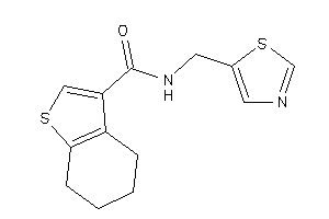 N-(thiazol-5-ylmethyl)-4,5,6,7-tetrahydrobenzothiophene-3-carboxamide