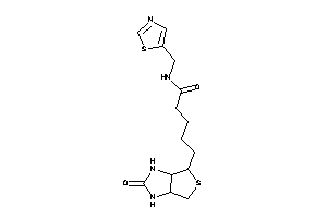 5-(2-keto-1,3,3a,4,6,6a-hexahydrothieno[3,4-d]imidazol-4-yl)-N-(thiazol-5-ylmethyl)valeramide