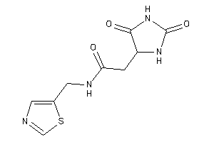 Image of 2-(2,5-diketoimidazolidin-4-yl)-N-(thiazol-5-ylmethyl)acetamide