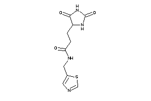 3-(2,5-diketoimidazolidin-4-yl)-N-(thiazol-5-ylmethyl)propionamide