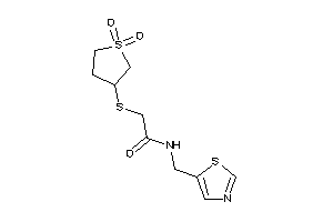 2-[(1,1-diketothiolan-3-yl)thio]-N-(thiazol-5-ylmethyl)acetamide