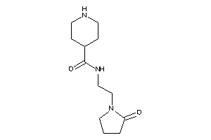 N-[2-(2-ketopyrrolidino)ethyl]isonipecotamide