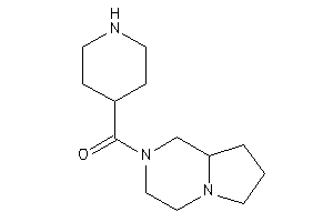 3,4,6,7,8,8a-hexahydro-1H-pyrrolo[1,2-a]pyrazin-2-yl(4-piperidyl)methanone