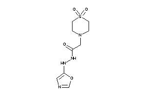 2-(1,1-diketo-1,4-thiazinan-4-yl)-N'-oxazol-5-yl-acetohydrazide