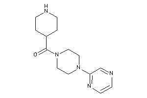 4-piperidyl-(4-pyrazin-2-ylpiperazino)methanone