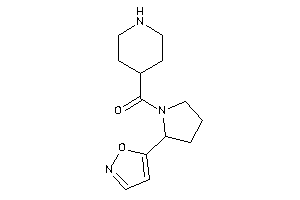 (2-isoxazol-5-ylpyrrolidino)-(4-piperidyl)methanone