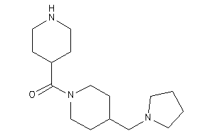 4-piperidyl-[4-(pyrrolidinomethyl)piperidino]methanone