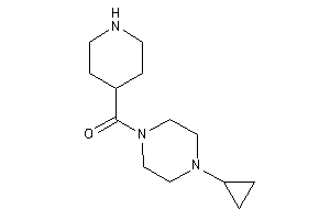 (4-cyclopropylpiperazino)-(4-piperidyl)methanone