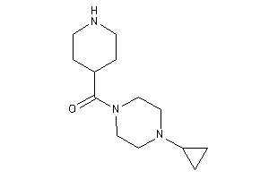 Image of (4-cyclopropylpiperazino)-(4-piperidyl)methanone