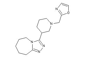 2-[[3-(6,7,8,9-tetrahydro-5H-[1,2,4]triazolo[4,3-a]azepin-3-yl)piperidino]methyl]oxazole