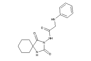 2-anilino-N-(2,4-diketo-1,3-diazaspiro[4.5]decan-3-yl)acetamide