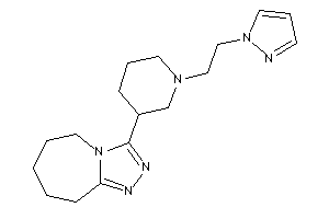 3-[1-(2-pyrazol-1-ylethyl)-3-piperidyl]-6,7,8,9-tetrahydro-5H-[1,2,4]triazolo[4,3-a]azepine