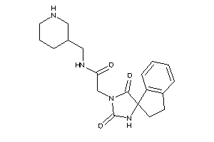 2-(2,5-diketospiro[imidazolidine-4,1'-indane]-1-yl)-N-(3-piperidylmethyl)acetamide