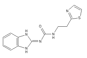 Image of 1-(1,3-dihydrobenzimidazol-2-ylidene)-3-(2-thiazol-2-ylethyl)urea