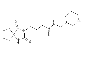4-(2,4-diketo-1,3-diazaspiro[4.4]nonan-3-yl)-N-(3-piperidylmethyl)butyramide