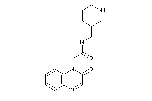 2-(2-ketoquinoxalin-1-yl)-N-(3-piperidylmethyl)acetamide