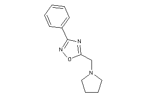 3-phenyl-5-(pyrrolidinomethyl)-1,2,4-oxadiazole