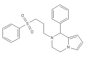 2-(3-besylpropyl)-1-phenyl-3,4-dihydro-1H-pyrrolo[1,2-a]pyrazine