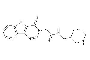 2-(4-ketobenzofuro[3,2-d]pyrimidin-3-yl)-N-(3-piperidylmethyl)acetamide