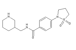 4-(1,1-diketo-1,2-thiazolidin-2-yl)-N-(3-piperidylmethyl)benzamide