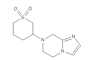 3-(6,8-dihydro-5H-imidazo[1,2-a]pyrazin-7-yl)thiane 1,1-dioxide