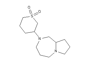3-(1,3,4,5,7,8,9,9a-octahydropyrrolo[1,2-a][1,4]diazepin-2-yl)thiane 1,1-dioxide