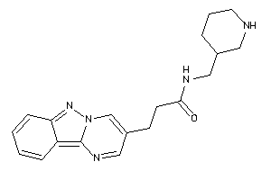 Image of N-(3-piperidylmethyl)-3-pyrimido[1,2-b]indazol-3-yl-propionamide