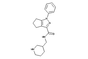 1-phenyl-N-(3-piperidylmethyl)-5,6-dihydro-4H-cyclopenta[c]pyrazole-3-carboxamide