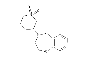 3-(3,5-dihydro-2H-1,4-benzoxazepin-4-yl)thiane 1,1-dioxide