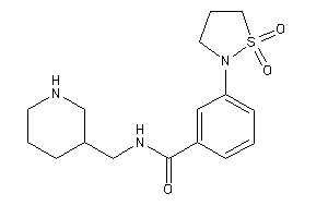 3-(1,1-diketo-1,2-thiazolidin-2-yl)-N-(3-piperidylmethyl)benzamide