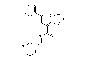 6-phenyl-N-(3-piperidylmethyl)isoxazolo[5,4-b]pyridine-4-carboxamide