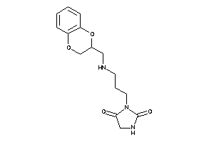 3-[3-(2,3-dihydro-1,4-benzodioxin-3-ylmethylamino)propyl]hydantoin