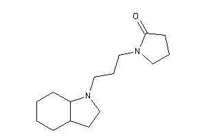 1-[3-(2,3,3a,4,5,6,7,7a-octahydroindol-1-yl)propyl]-2-pyrrolidone