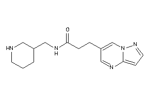 N-(3-piperidylmethyl)-3-pyrazolo[1,5-a]pyrimidin-6-yl-propionamide