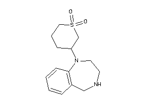 3-(2,3,4,5-tetrahydro-1,4-benzodiazepin-1-yl)thiane 1,1-dioxide