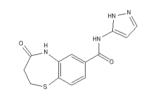 4-keto-N-(1H-pyrazol-5-yl)-3,5-dihydro-2H-1,5-benzothiazepine-7-carboxamide