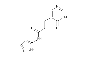 3-(6-keto-1H-pyrimidin-5-yl)-N-(1H-pyrazol-5-yl)propionamide