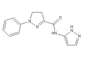 1-phenyl-N-(1H-pyrazol-5-yl)-2-pyrazoline-3-carboxamide