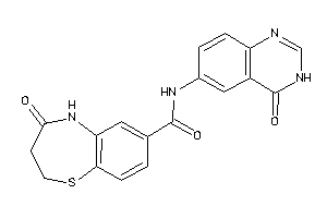 4-keto-N-(4-keto-3H-quinazolin-6-yl)-3,5-dihydro-2H-1,5-benzothiazepine-7-carboxamide