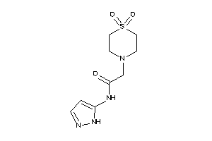 2-(1,1-diketo-1,4-thiazinan-4-yl)-N-(1H-pyrazol-5-yl)acetamide