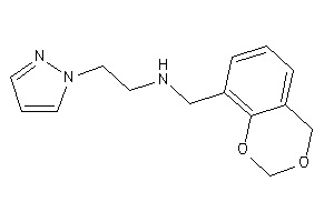 4H-1,3-benzodioxin-8-ylmethyl(2-pyrazol-1-ylethyl)amine