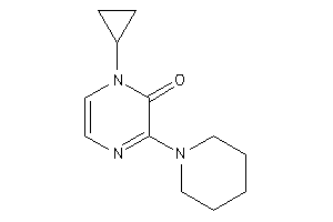 1-cyclopropyl-3-piperidino-pyrazin-2-one