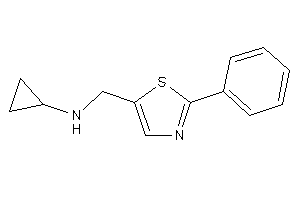 Cyclopropyl-[(2-phenylthiazol-5-yl)methyl]amine